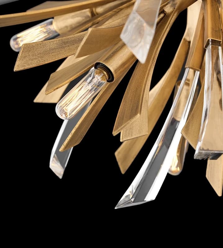 Hinkley/ Fredrick Ramond LED Hanglamp Vida | 13X E14 Max 40W | Dimbaar | Burnished Gold thumbnail 2