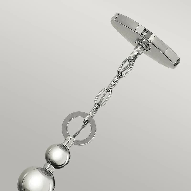 Hinkley LED Hanglamp Zelda | 3X E27 Max 60W | Dimbaar | Polished Nickel thumbnail 2