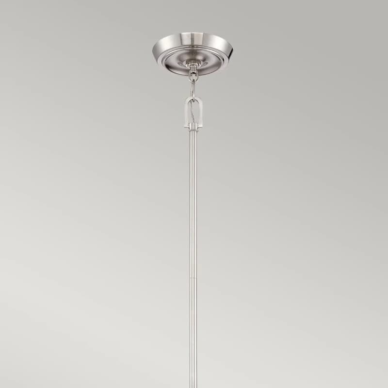 Quoizel LED Hanglamp Penn Station | 3X E14 Max 40W | Dimbaar | Brushed Nickel thumbnail 2