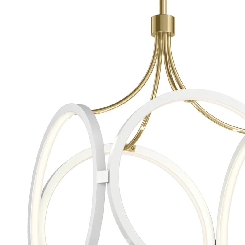Kichler LED Hanglamp Ciri | 45W 3000K 2739Lm 830 | White with Champagne Gold thumbnail 2