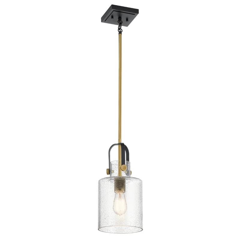 Kichler LED Hanglamp Kitner | 1X E27 Max 60W | Dimbaar | Natural Brass