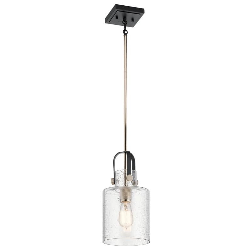 Kichler LED Hanglamp Kitner | 1X E27 Max 60W | Dimbaar | Polished Nickel