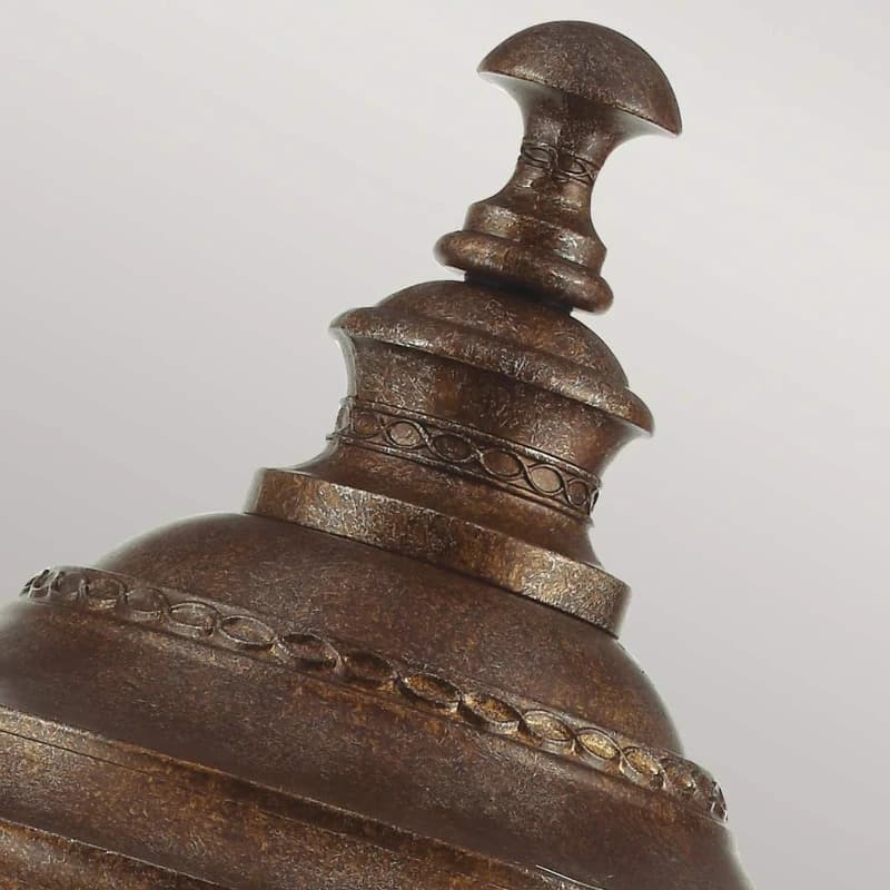 Feiss Mini LED Tuin Pilaar English Bridle | 3X E14 Max 60W | IP44 (Outdoor) | British Bronze thumbnail 2