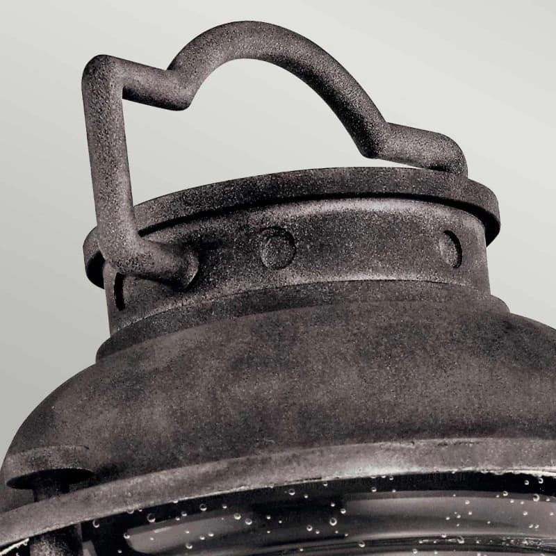 Kichler Mini LED Tuin Pilaar Ashland Bay | 1X E27 Max 60W | IP44 (Outdoor) | Weathered Zinc thumbnail 2