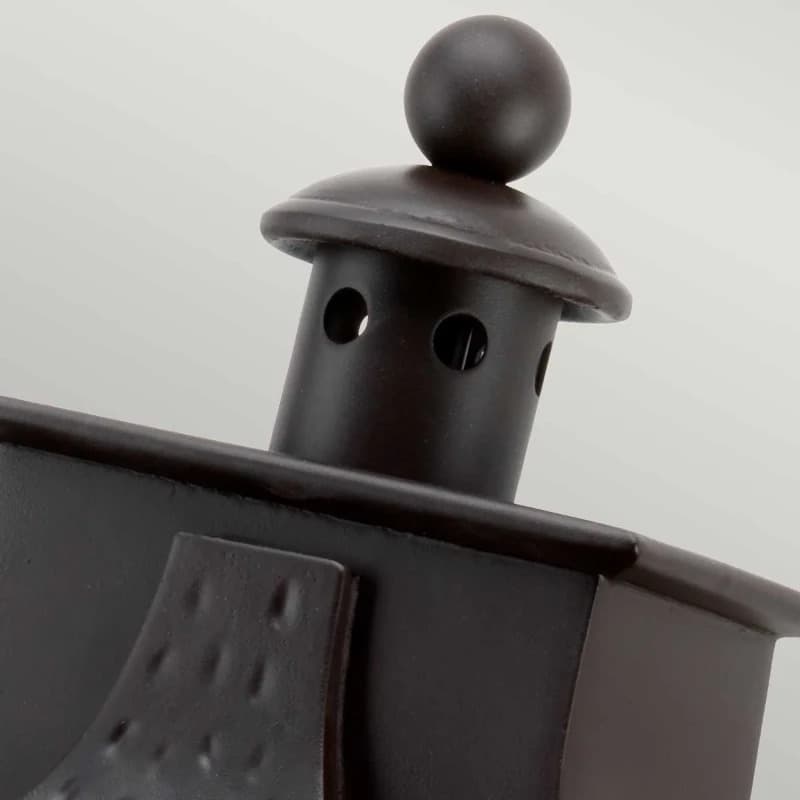 Elstead Lighting LED Wand Buitenlamp Balmoral | 3X E14 Max 60W | IP44 | Dimbaar | Old Bronze thumbnail 2