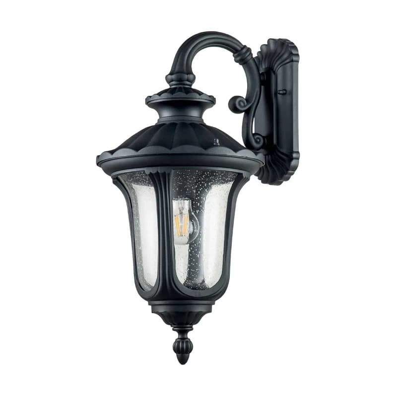 Elstead Lighting LED Wand Buitenlamp Chicago | 1X E27 Max 60W | IP44 | Dimbaar | Textured Black thumbnail 2