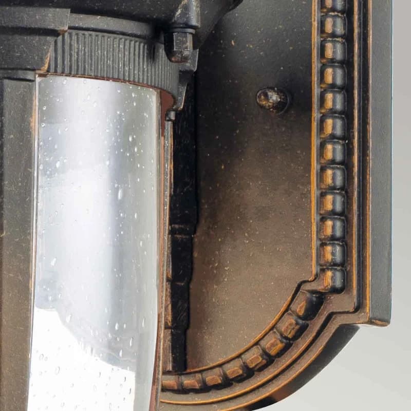 Elstead Lighting LED Wand Buitenlamp Cleveland | 1X E27 Max 60W | IP44 | Dimbaar | Weathered Bronze thumbnail 2