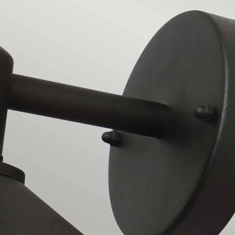 Elstead Lighting LED Wand Buitenlamp Copenhagen | 1X E27 Max 60W | IP44 | Dimbaar | Black thumbnail 2