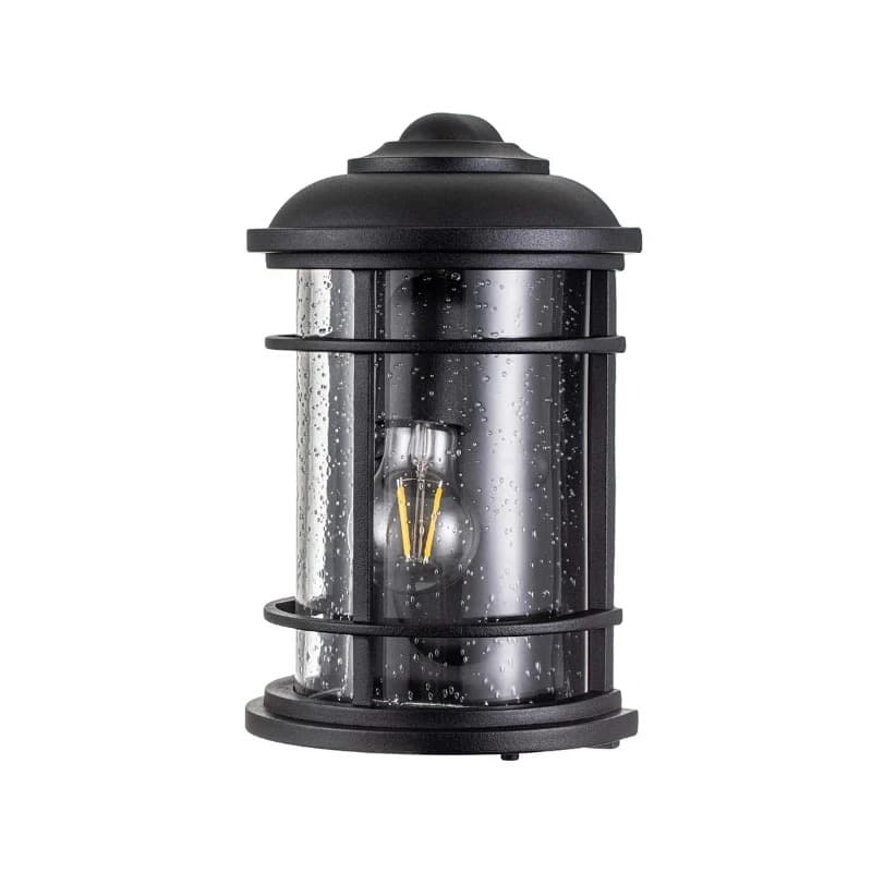 Feiss LED Buitenlamp Lighthouse | 1X E27 Max 60W | IP44 | Dimbaar | Textured Black thumbnail 2