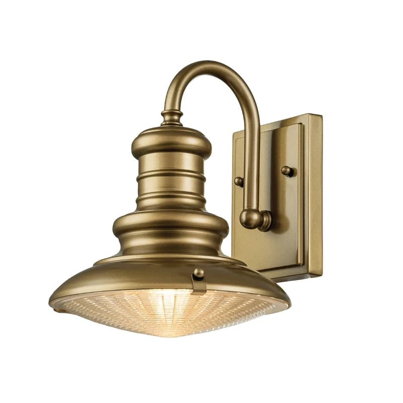 Feiss LED Wand Buitenlamp Redding Station | 1X E27 Max 60W | IP44 | Dimbaar | Painted Distressed Bronze