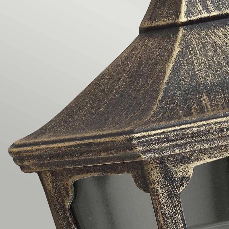 Garden Zone LED Buitenlamp Cricklade | 1X E27 Max 60W | IP44 | Dimbaar | Black/Gold thumbnail 2