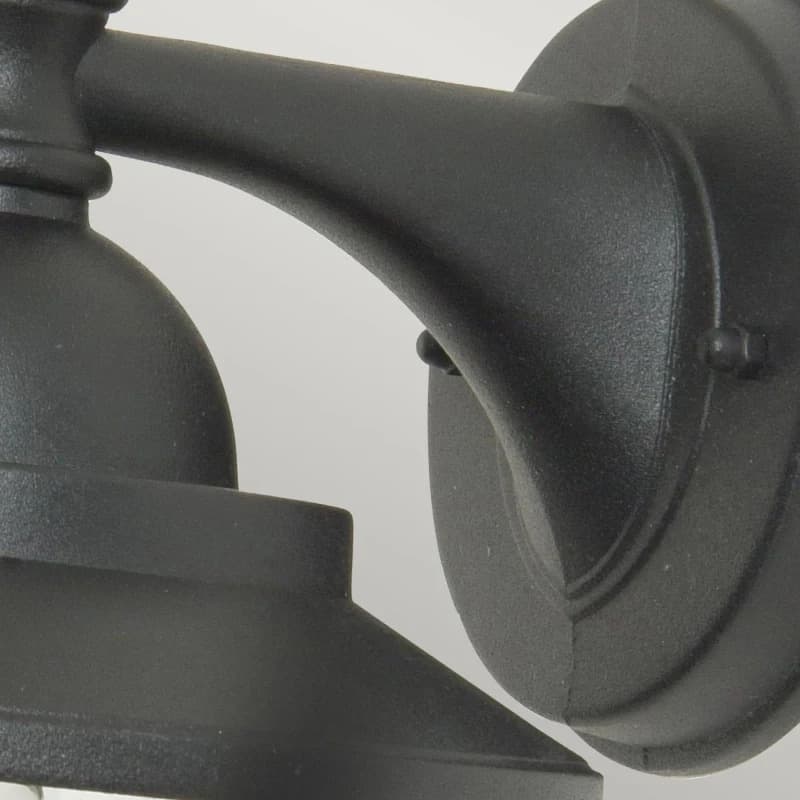 Garden Zone LED Wand Buitenlamp Sandown | 1X E27 Max 60W | IP44 | Dimbaar | Black thumbnail 2