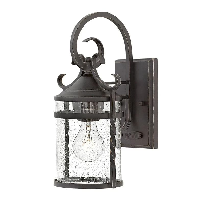 Hinkley LED Wand Buitenlamp Casa | 1X E27 Max 60W | IP44 | Dimbaar | Olde Black