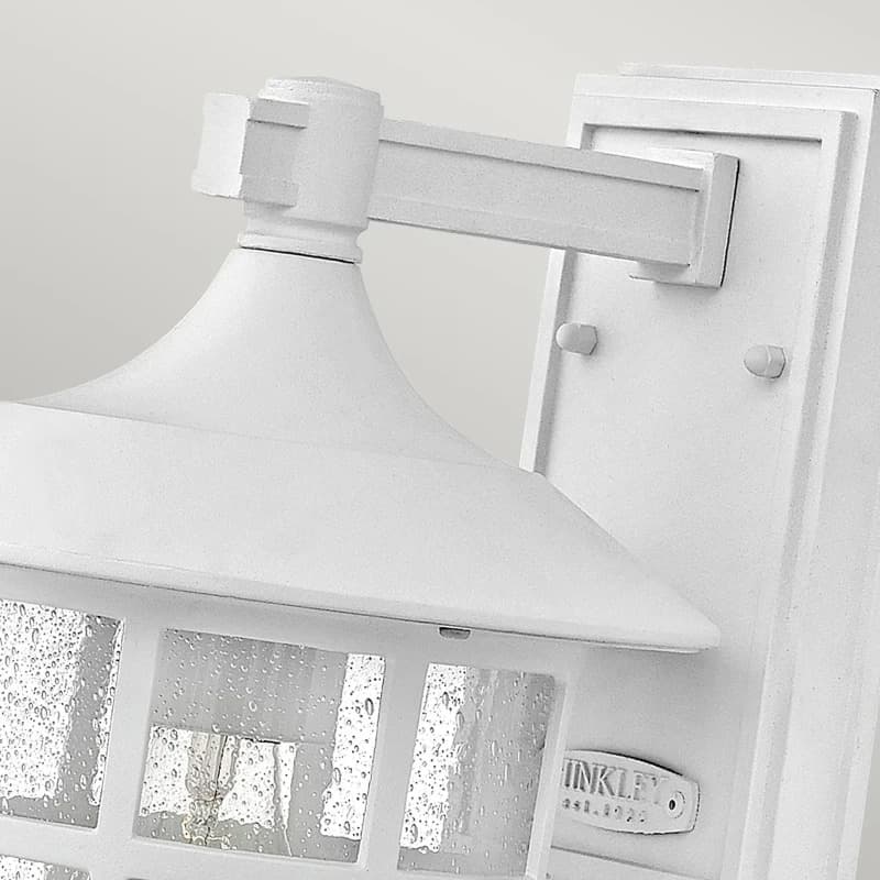 Hinkley LED Wand Buitenlamp Freeport | 1X E27 Max 40W | IP44 | Dimbaar | Textured White thumbnail 2