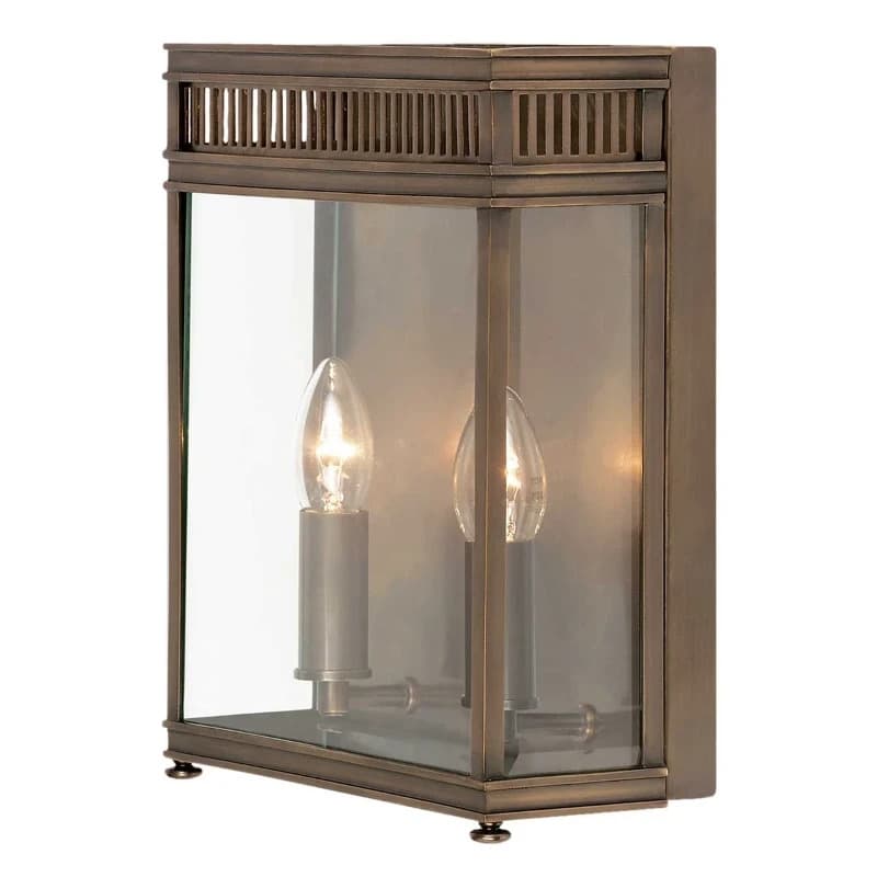 Elstead Lighting LED Buitenlamp Holborn | 2X E14 Max 40W | IP44 | Dimbaar | Dark Bronze