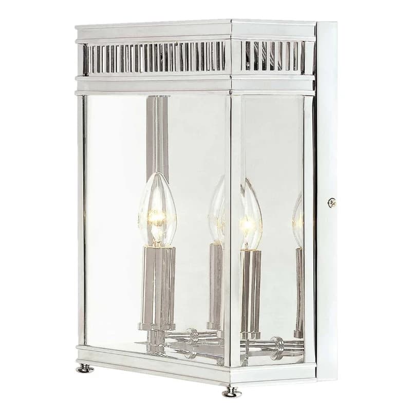Elstead Lighting LED Buitenlamp Holborn | 2X E14 Max 40W | IP44 | Dimbaar | Polished Chrome