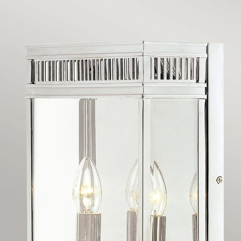 Elstead Lighting LED Buitenlamp Holborn | 2X E14 Max 40W | IP44 | Dimbaar | Polished Chrome thumbnail 2