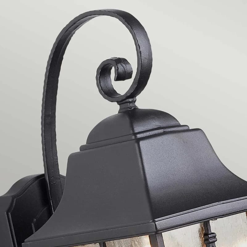 Elstead Lighting LED Wand Buitenlamp Kent | 1X E27 Max 60W | IP44 | Dimbaar | Black thumbnail 2