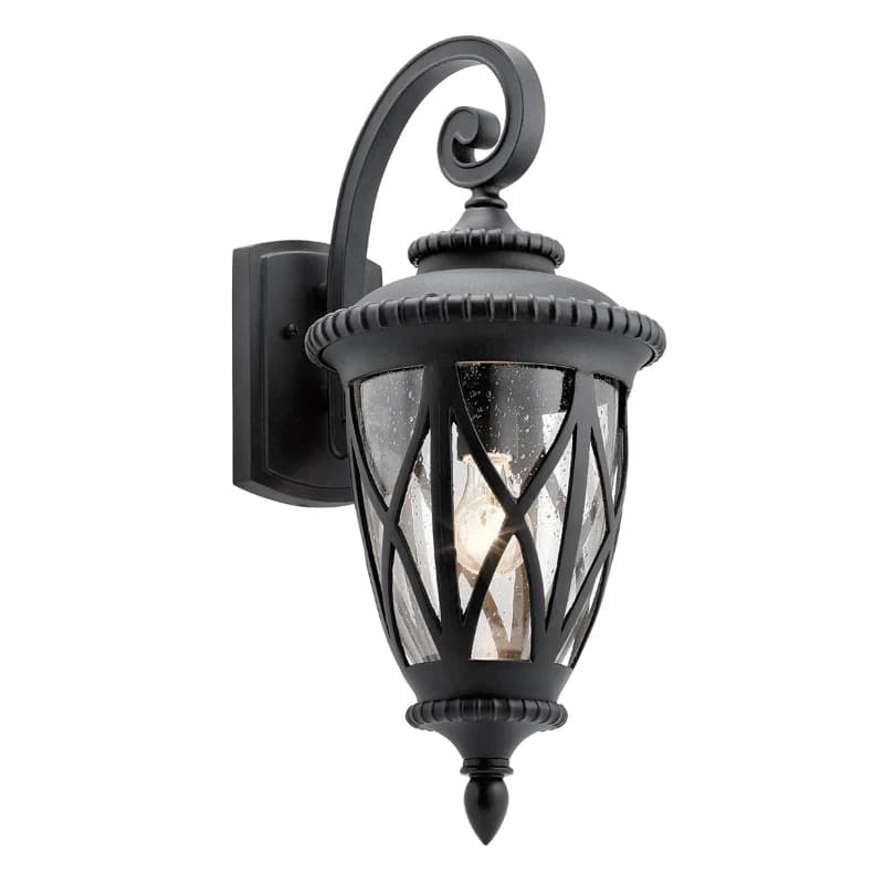 Kichler LED Wand Buitenlamp Admirals Cove | 1X E27 Max 60W | IP44 | Dimbaar | Textured Black
