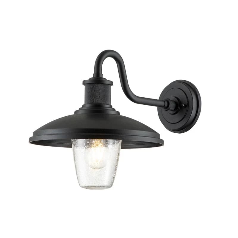 Kichler LED Wand Buitenlamp Allenbury | 1X E27 Max 40W | IP44 | Dimbaar | Textured Black