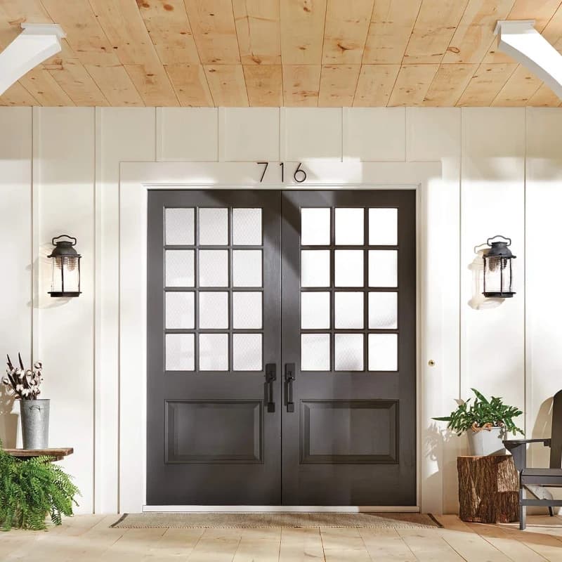 Kichler LED Wand Buitenlamp Ashland Bay | 1X E27 Max 60W | IP44 | Dimbaar | Weathered Zinc thumbnail 2