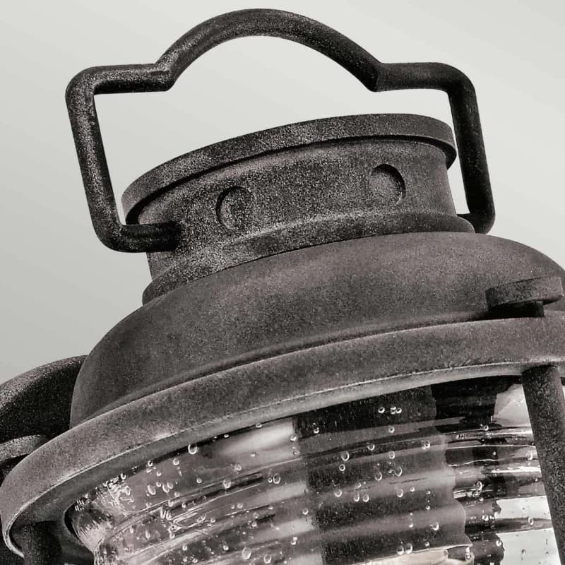 Kichler LED Wand Buitenlamp Ashland Bay | 1X E27 Max 60W | IP44 | Dimbaar | Weathered Zinc thumbnail 2
