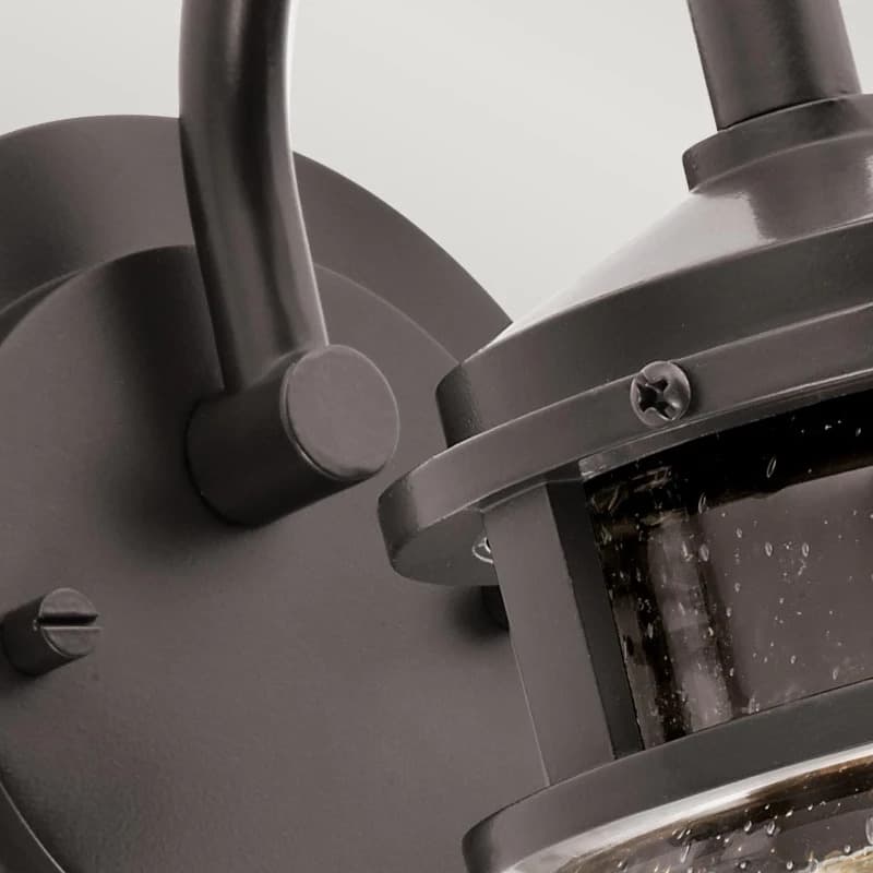 Kichler LED Wand Buitenlamp Lyndon | 1X E27 Max 60W | IP44 | Dimbaar | Architectural Bronze thumbnail 2