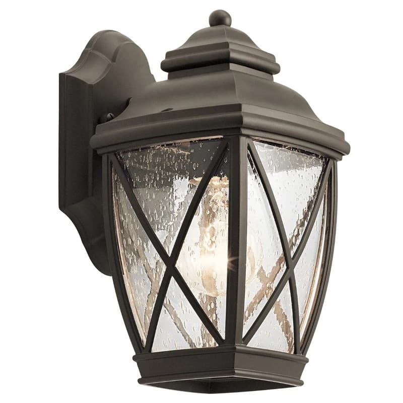 Kichler LED Wand Buitenlamp Tangier | 1X E27 Max 60W | IP44 | Dimbaar | Olde Bronze