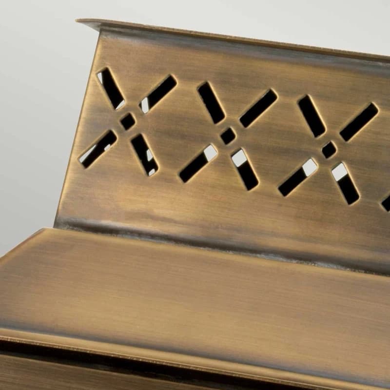 Elstead Lighting LED Wand Buitenlamp Lambeth Palace | 1X E27 Max 60W | IP44 | Dimbaar | Aged Brass thumbnail 2