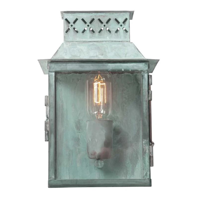 Elstead Lighting LED Wand Buitenlamp Lambeth Palace | 1X E27 Max 60W | IP44 | Dimbaar | Verdigris