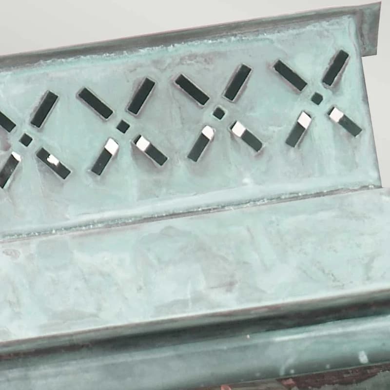 Elstead Lighting LED Wand Buitenlamp Lambeth Palace | 1X E27 Max 60W | IP44 | Dimbaar | Verdigris thumbnail 2