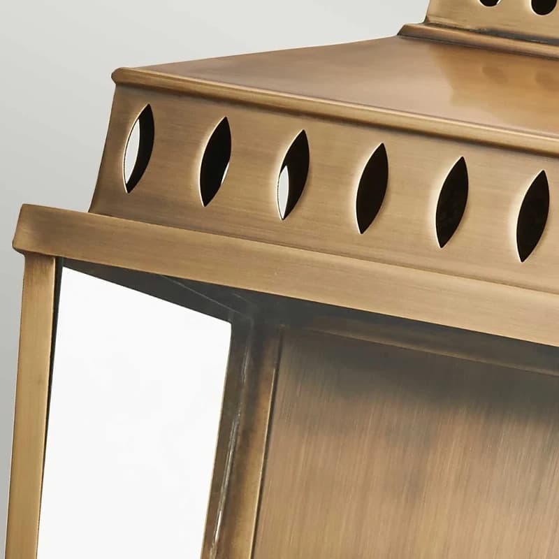 Elstead Lighting LED Wand Buitenlamp Mansion House | 2X E27 Max 60W | IP44 | Dimbaar | Aged Brass thumbnail 2