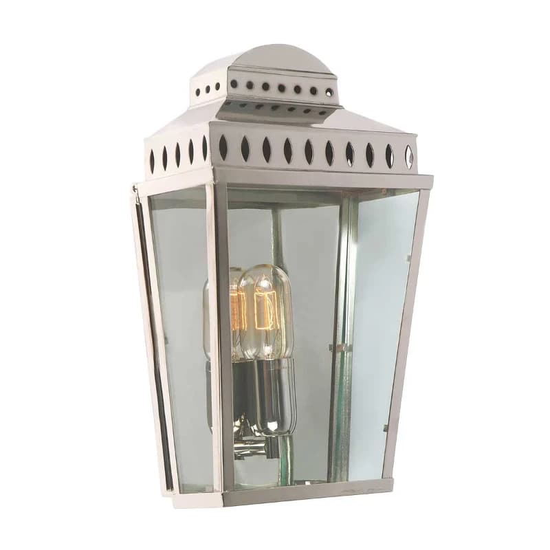 Elstead Lighting LED Wand Buitenlamp Mansion House | 1X E27 Max 60W | IP44 | Dimbaar | Polished Nickel