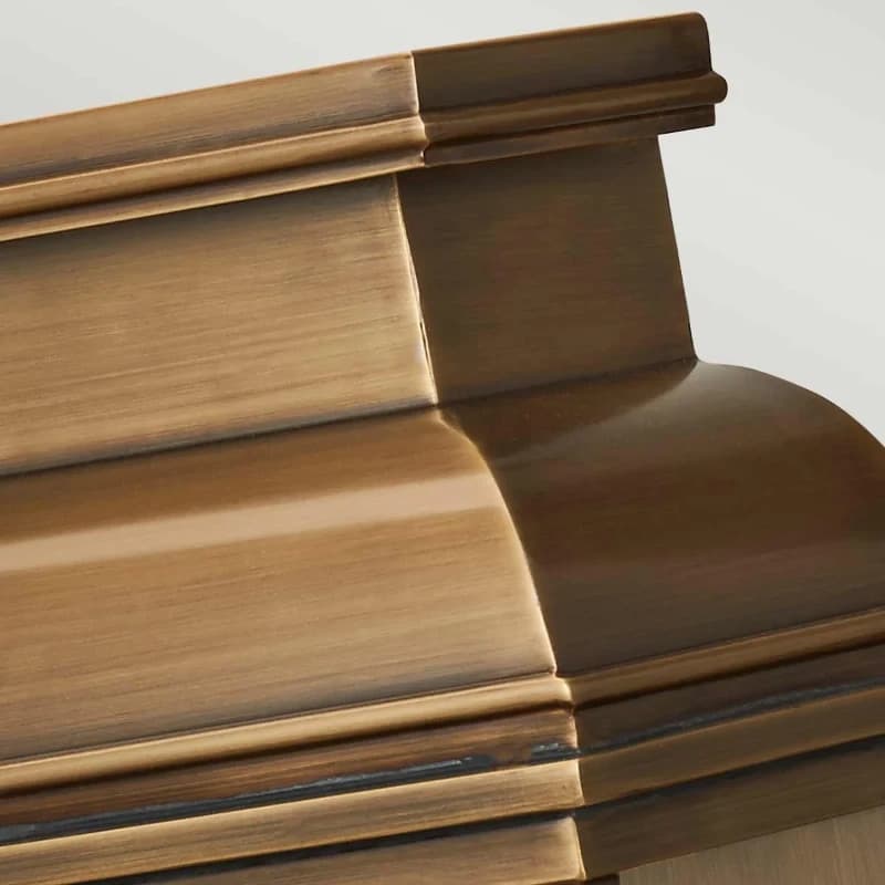 Elstead Lighting LED Wand Buitenlamp Old Bailey | 2X E27 Max 60W | IP44 | Dimbaar | Aged Brass thumbnail 2