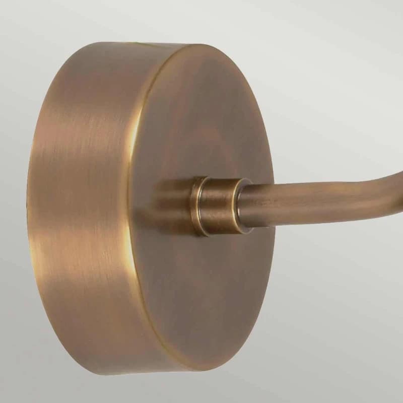 Elstead Lighting LED Wand Buitenlamp Somerton | 1X E27 Max 60W | IP44 | Dimbaar | Aged Brass thumbnail 2