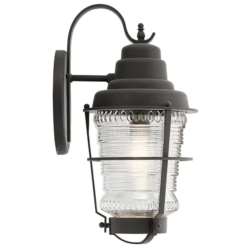 Kichler LED Wand Buitenlamp Chance Harbor | 1X E27 Max 60W | IP44 | Dimbaar | Weathered Zinc thumbnail 2