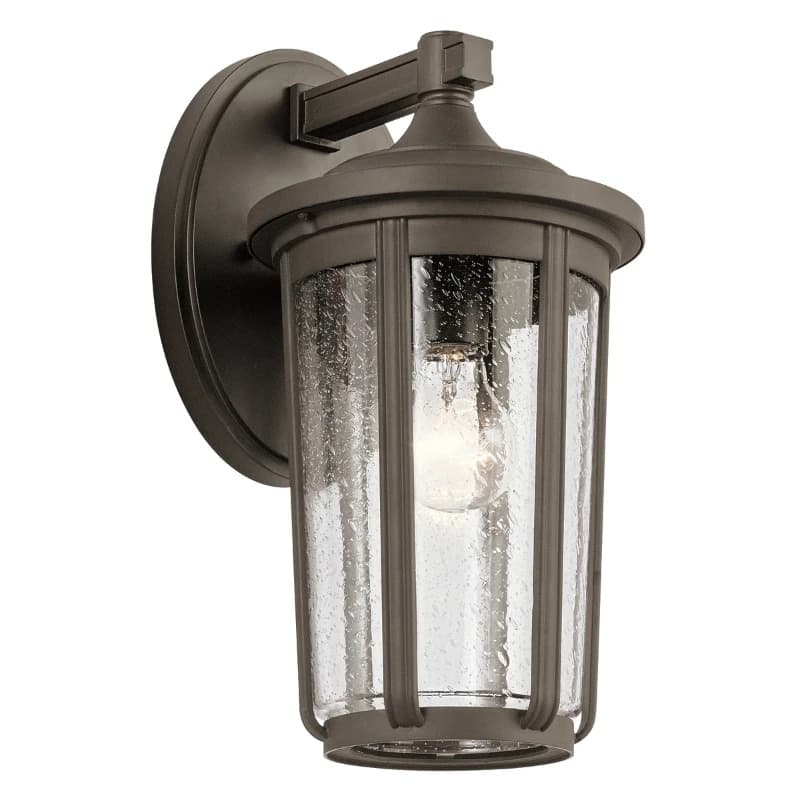 Kichler LED Wand Buitenlamp Fairfield | 1X E27 Max 60W | IP44 | Dimbaar | Olde Bronze