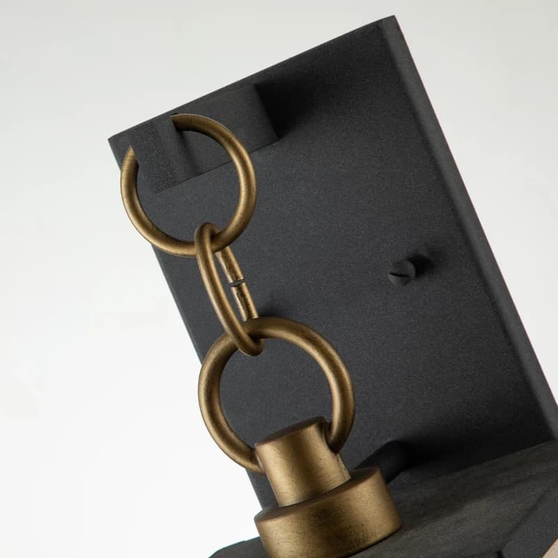 Kichler LED Wand Buitenlamp Lahden | 1X E27 Max 60W | IP44 | Dimbaar | Weathered Zinc thumbnail 2