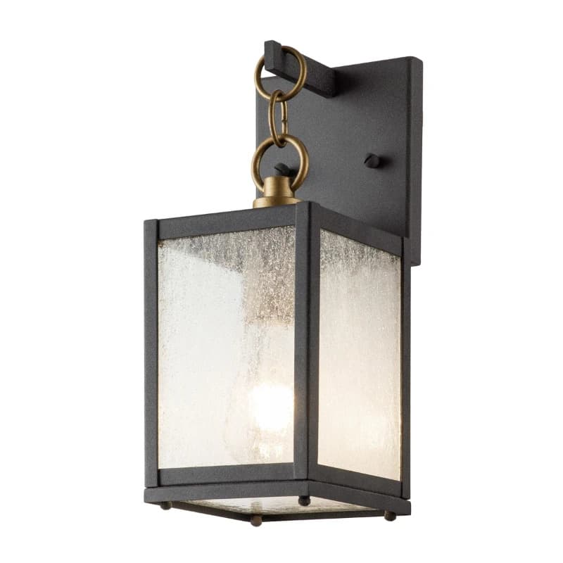 Kichler LED Wand Buitenlamp Lahden | 1X E27 Max 60W | IP44 | Dimbaar | Weathered Zinc