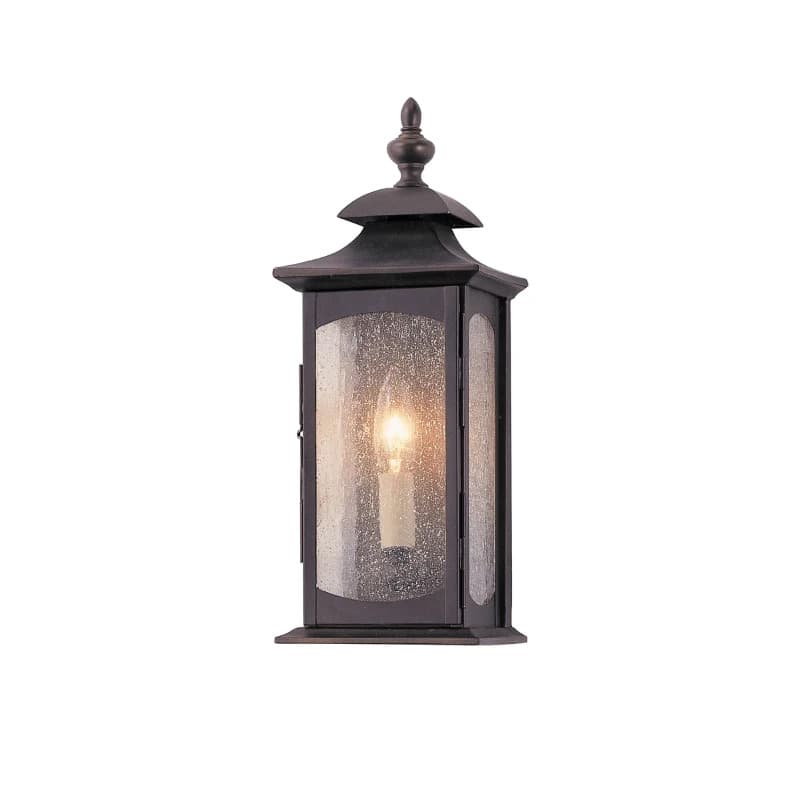 Feiss LED Wand Buitenlamp Market Square | 1X E14 Max 60W | IP44 | Dimbaar | Oil Rubbed Bronze