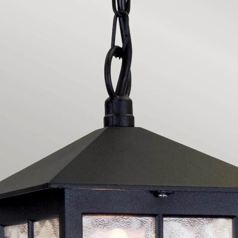 Elstead Lighting LED Buiten Hanglamp Winchester | 1X E27 Max 60W | Dimbaar | Black thumbnail 2