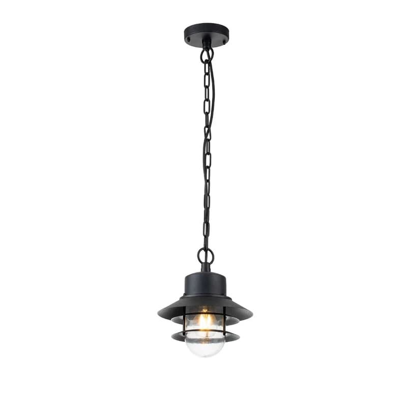 Elstead Lighting LED Buiten Hanglamp Copenhagen | 1X E27 Max 60W | IP44 | Dimbaar | Black