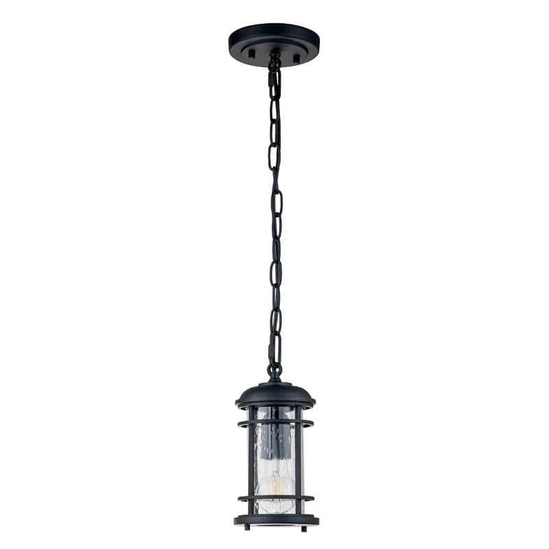 Feiss LED Buiten Hanglamp Lighthouse | 1X E27 Max 60W | IP44 | Dimbaar | Textured Black thumbnail 2