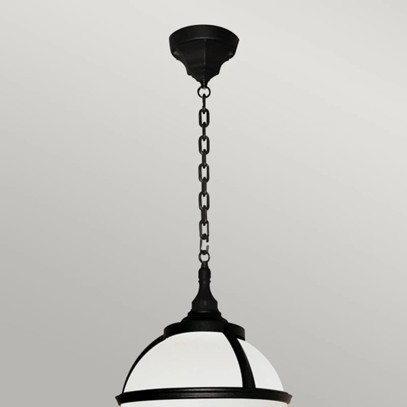 Elstead Lighting LED Buiten Hanglamp Glenbeigh | 1X E27 Max 60W | IP44 | Dimbaar | Black thumbnail 2