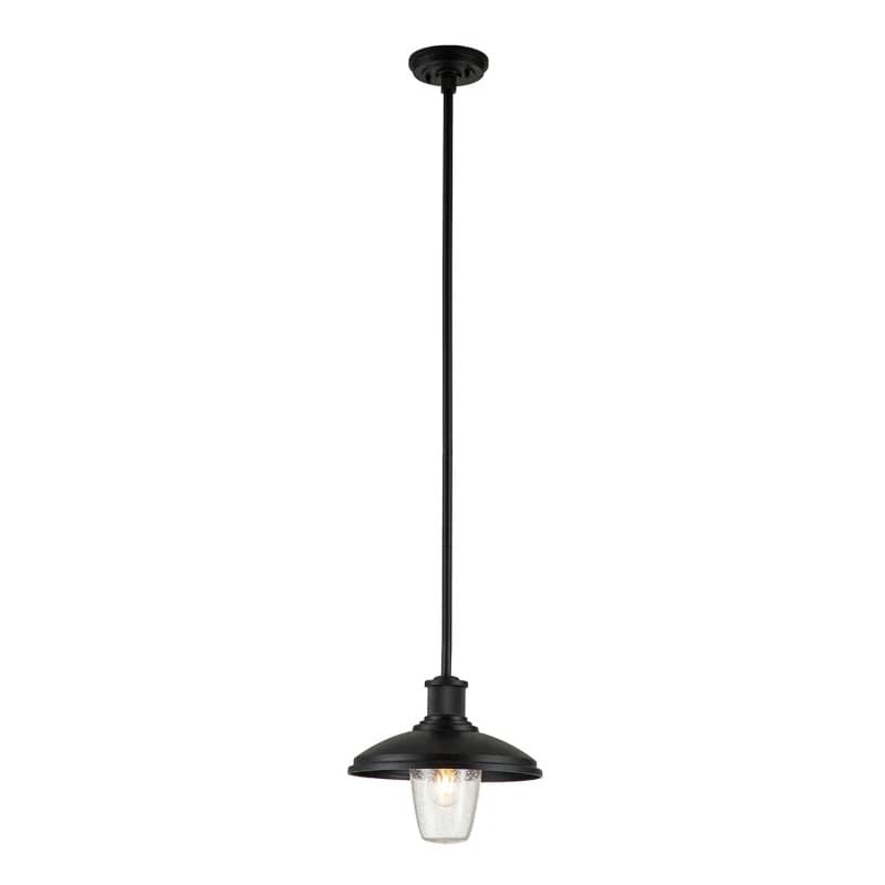Kichler LED Buiten Hanglamp Allenbury | 1X E27 Max 40W | IP44 | Dimbaar | Textured Black