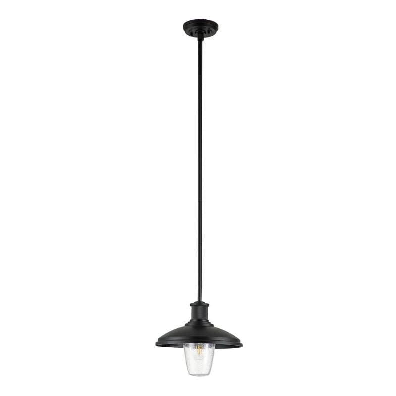 Kichler LED Buiten Hanglamp Allenbury | 1X E27 Max 40W | IP44 | Dimbaar | Textured Black thumbnail 2