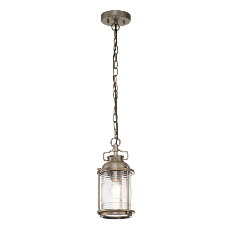 Kichler LED Buiten Hanglamp Ashland Bay | 1X E27 Max 60W | IP44 | Dimbaar | Burnished Bronze