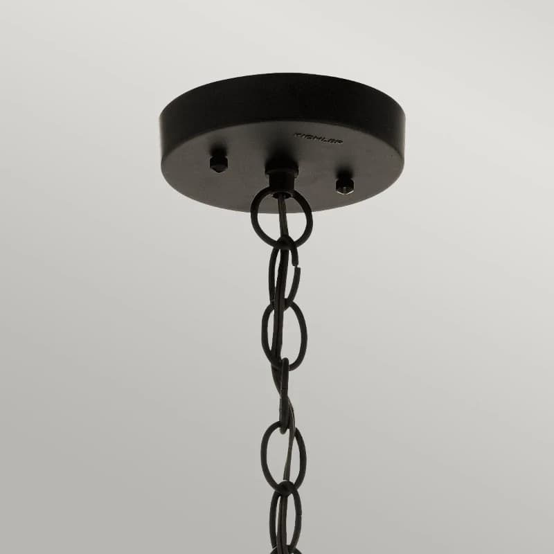 Kichler LED Buiten Hanglamp Beacon Square | 1X E27 Max 60W | IP44 | Dimbaar | Olde Bronze thumbnail 2