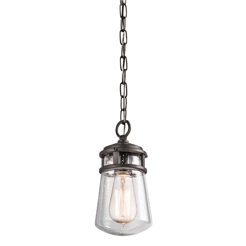 Kichler LED Buiten Hanglamp Lyndon | 1X E27 Max 60W | IP44 | Dimbaar | Architectural Bronze