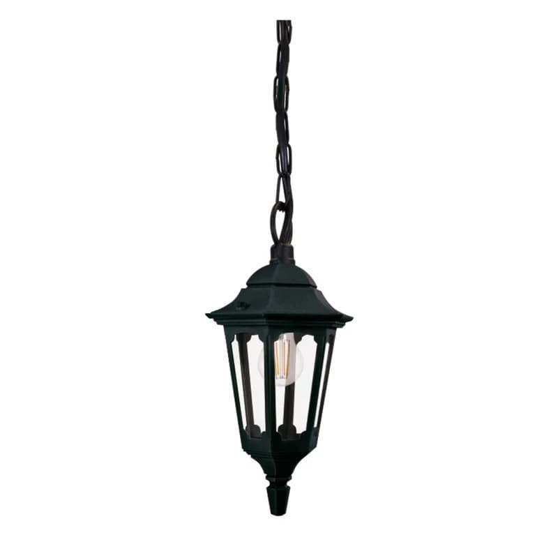 Elstead Lighting LED Buiten Hanglamp Parish Mini | 1X E27 Max 60W | IP44 | Dimbaar | Black